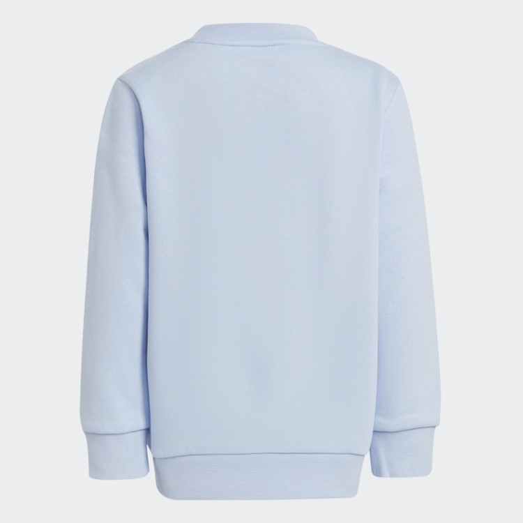 Conjunto De Tripulação Adicolor Adidas Blue Dawn
