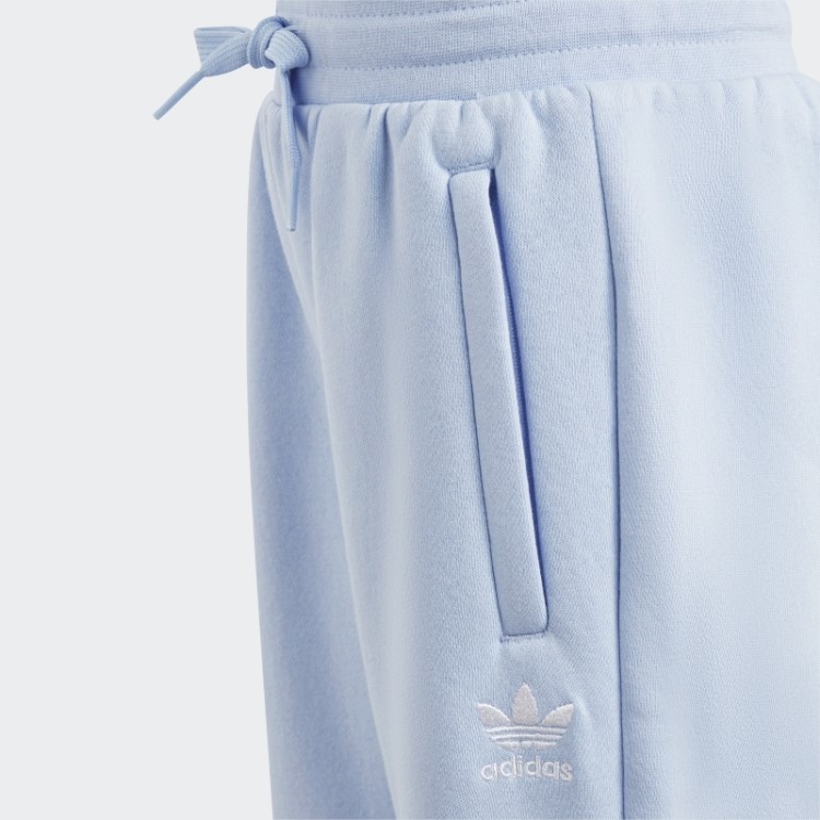 Conjunto De Tripulação Adicolor Adidas Blue Dawn