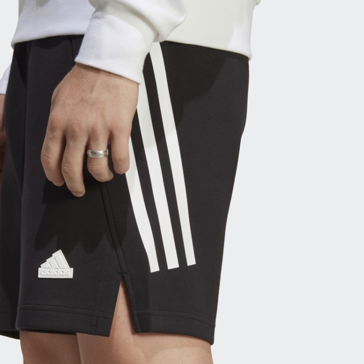 Calção Com As Três Listras Hot Future Icons Adidas Preto