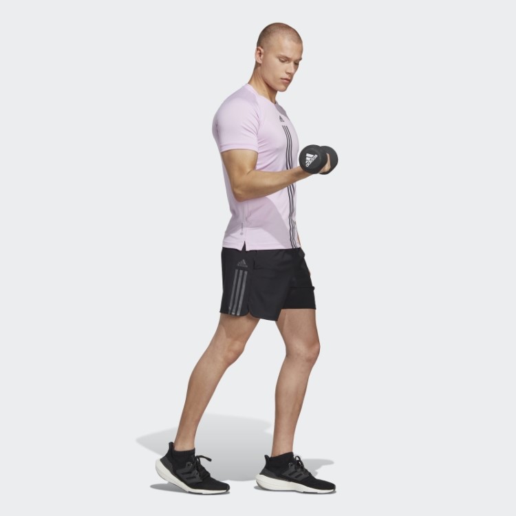 Camiseta Lilás Adidas Alphastrength