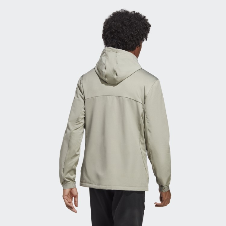 Jaqueta De Treino Adidas Silver Pebble Cold.rdy Com Capuz E Zíper
