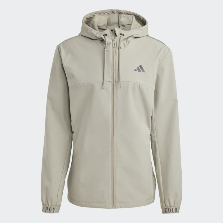 Jaqueta De Treino Adidas Silver Pebble Cold.rdy Com Capuz E Zíper