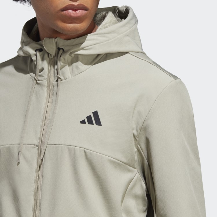 Jaqueta De Treino Adidas Silver Pebble Cold.rdy Com Capuz E Zíper