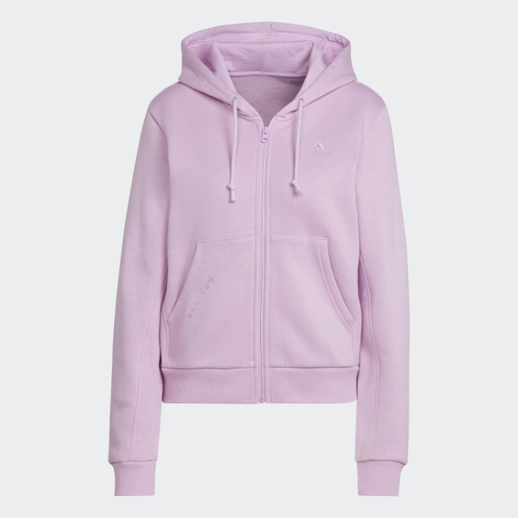 Lilás Adidas All Szn Hoodie De Lã Com Zíper Completo