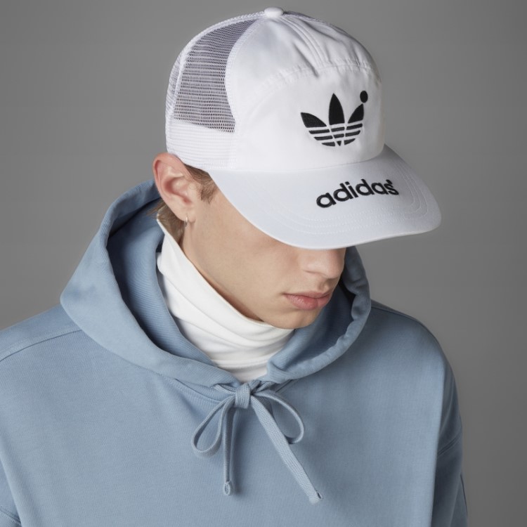 Boné De Arquivo De Versão Azul Branco Adidas