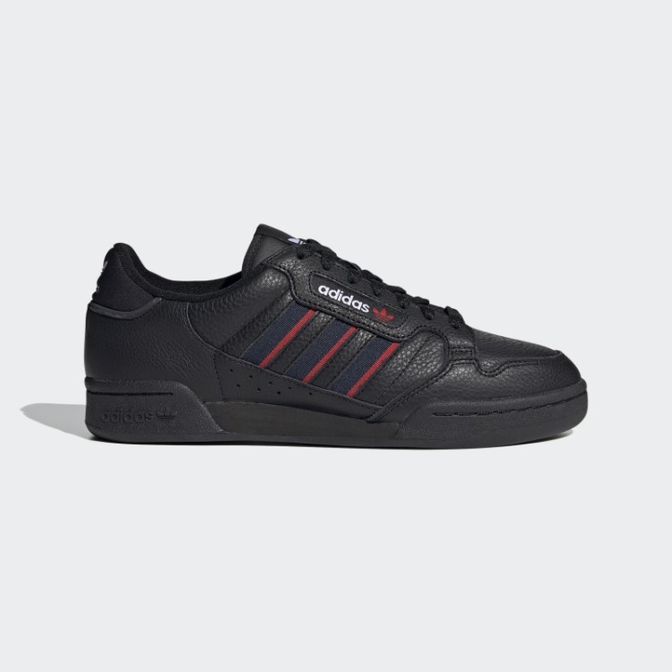 Tênis Preto Continental 80 Listras Adidas