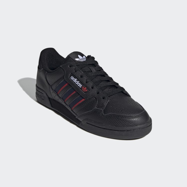 Tênis Preto Continental 80 Listras Adidas
