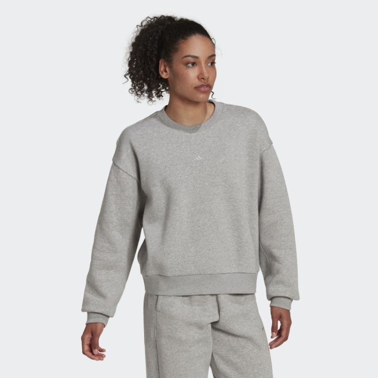 Moletom Cinza Médio All Szn De Lã Adidas