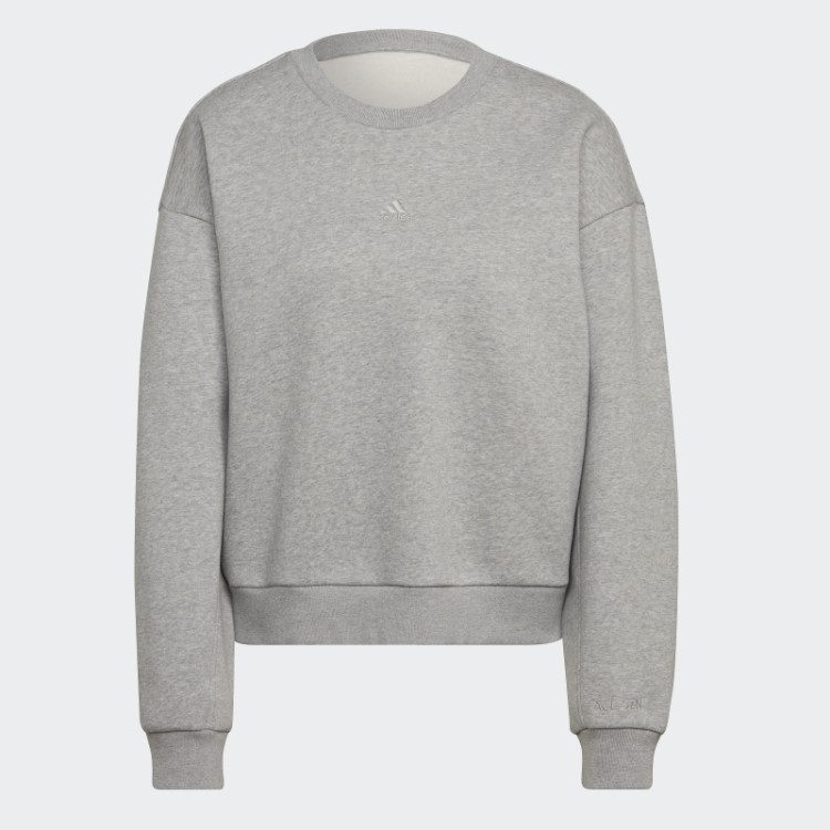 Moletom Cinza Médio All Szn De Lã Adidas