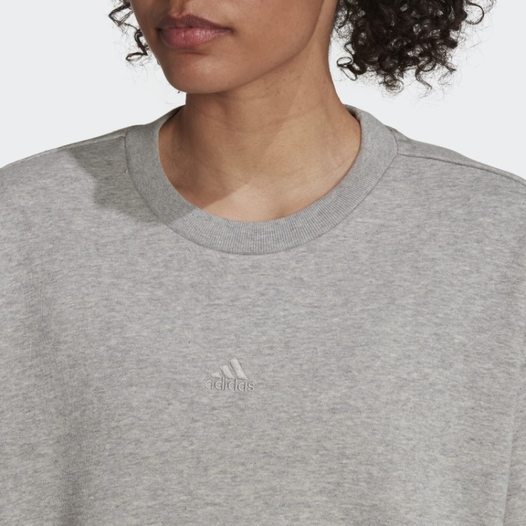Moletom Cinza Médio All Szn De Lã Adidas