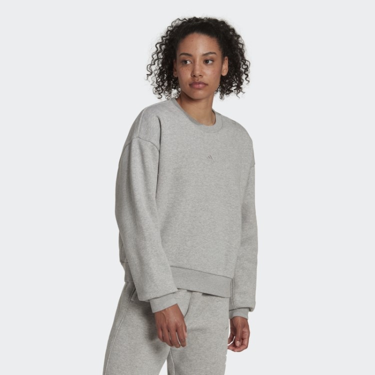 Moletom De Lã Adidas All Szn Cinza Médio