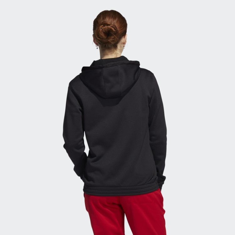 Moletom Com Capuz Preto Adidas Com Zíper Completo Da Edição Da Equipe