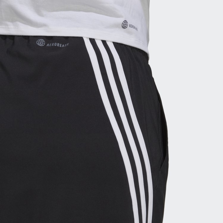 Calça Com As Três Listras Preta Train Icons (tamanho Grande) Adidas