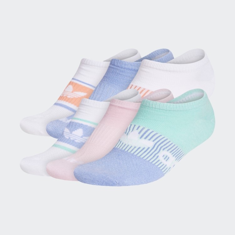 Meias No-show Gradiente Superlite 6 Pares Dawn Blue Adidas