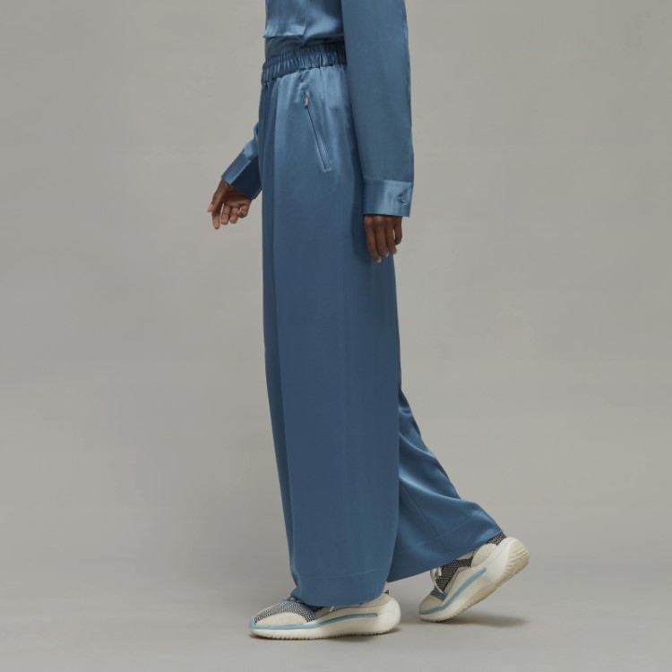 Calça Larga De Seda Y-3 Tech Adidas