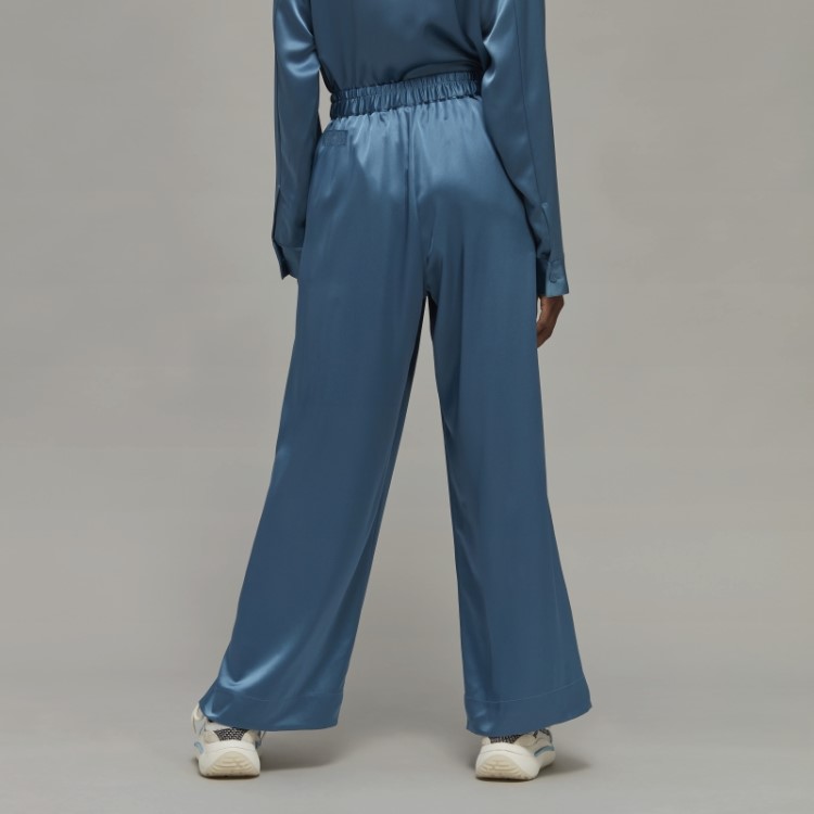 Calça Larga De Seda Y-3 Tech Adidas