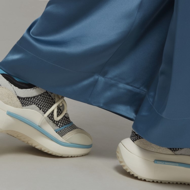 Calça Larga De Seda Y-3 Tech Adidas