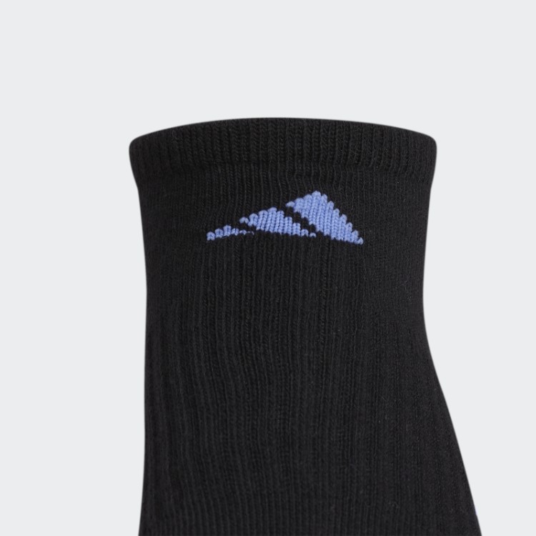 Acolchoado 3 Meias Invisíveis 3 Pares Adidas Preto