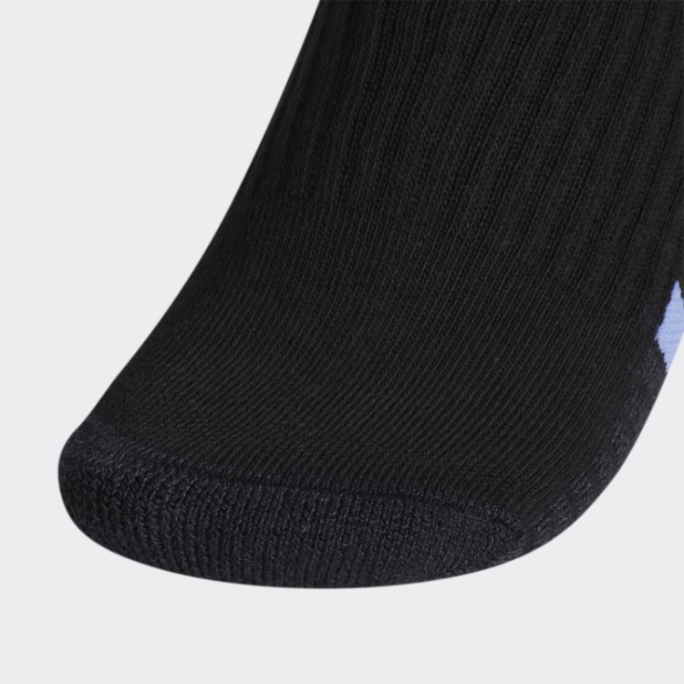 Acolchoado 3 Meias Invisíveis 3 Pares Adidas Preto