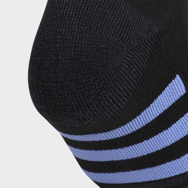 Acolchoado 3 Meias Invisíveis 3 Pares Adidas Preto
