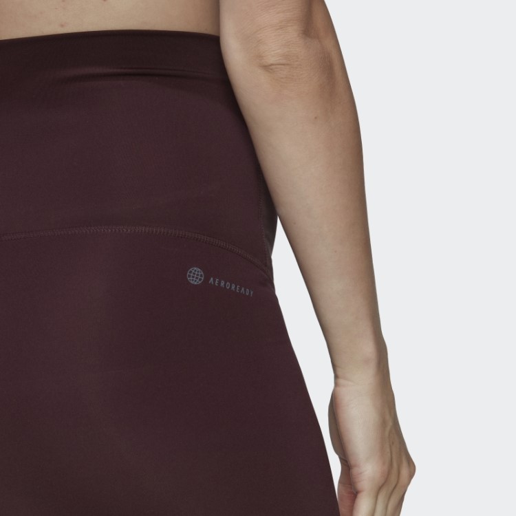 Leggings Essenciais Para Treino 7/8 (maternidade) Marrom Adidas