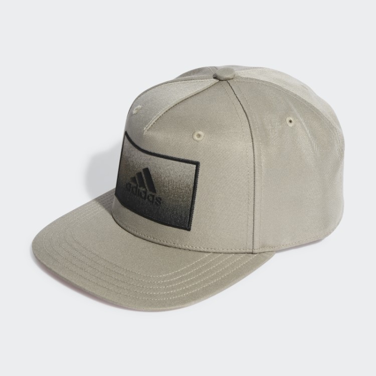 Boné Adidas Snapback Com Logo Prateado Pebble