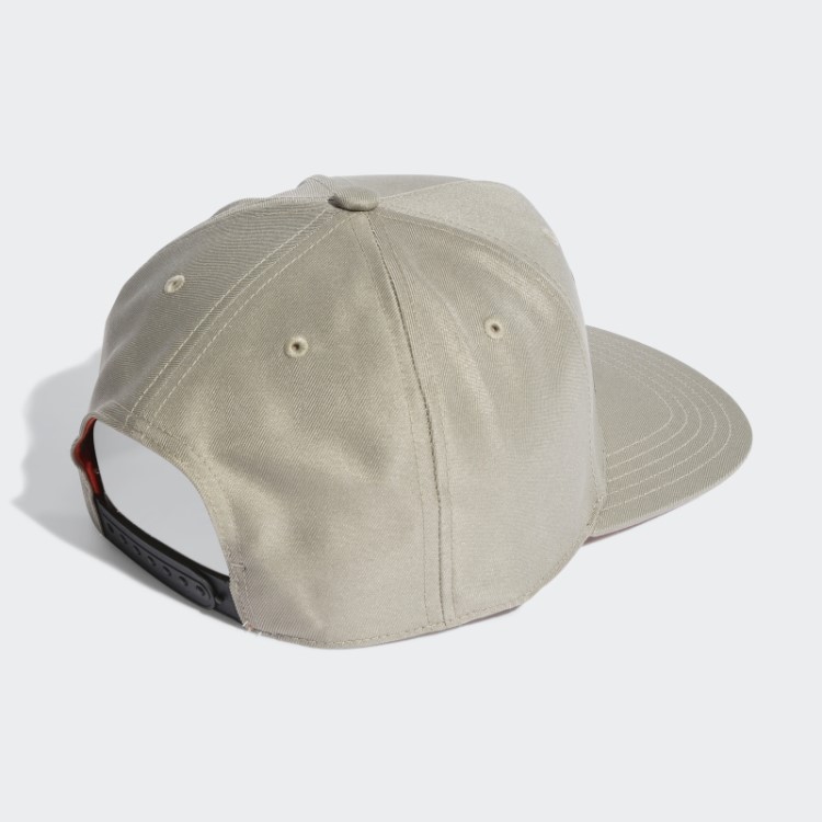 Boné Adidas Snapback Com Logo Prateado Pebble