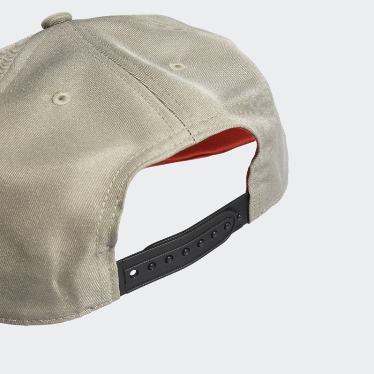 Boné Adidas Snapback Com Logo Prateado Pebble