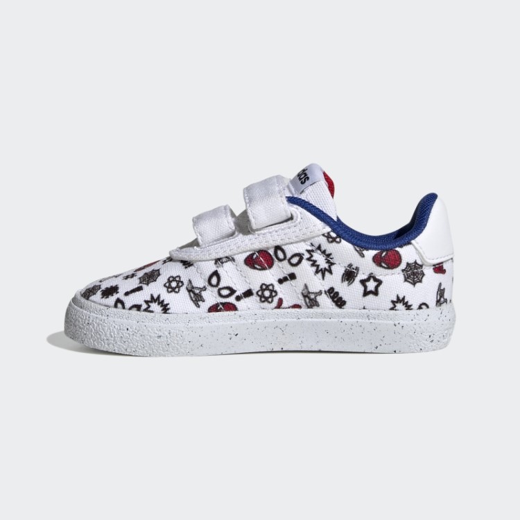 Tênis Branco Adidas X Marvel Vulc Raid3r Homem-aranha