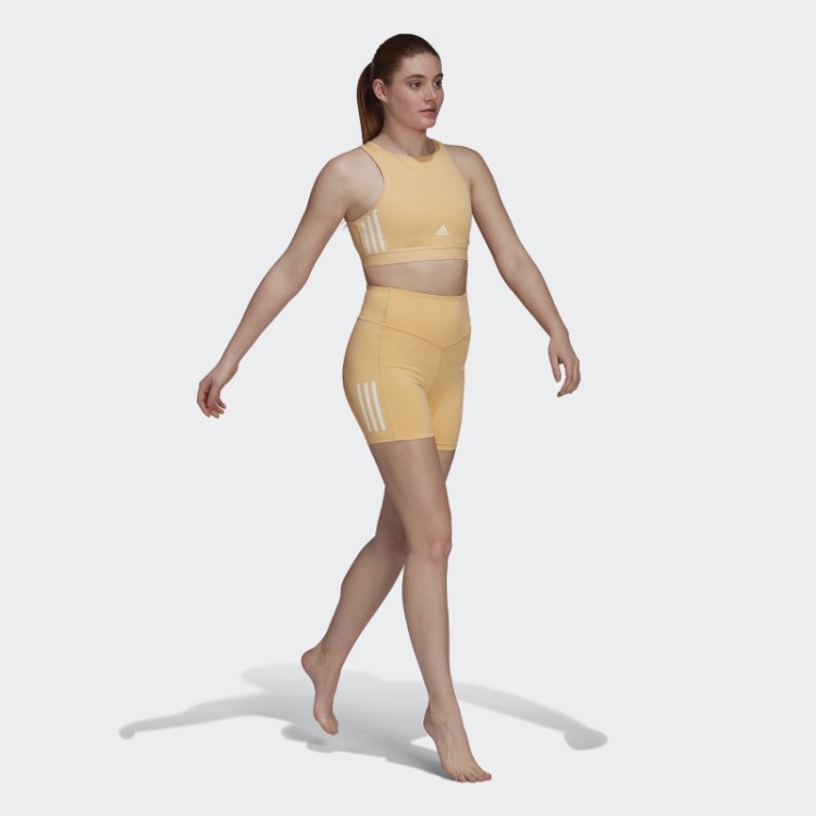 Sutiã Adidas Amber Hyperglam Aeroready Training Com Suporte Leve