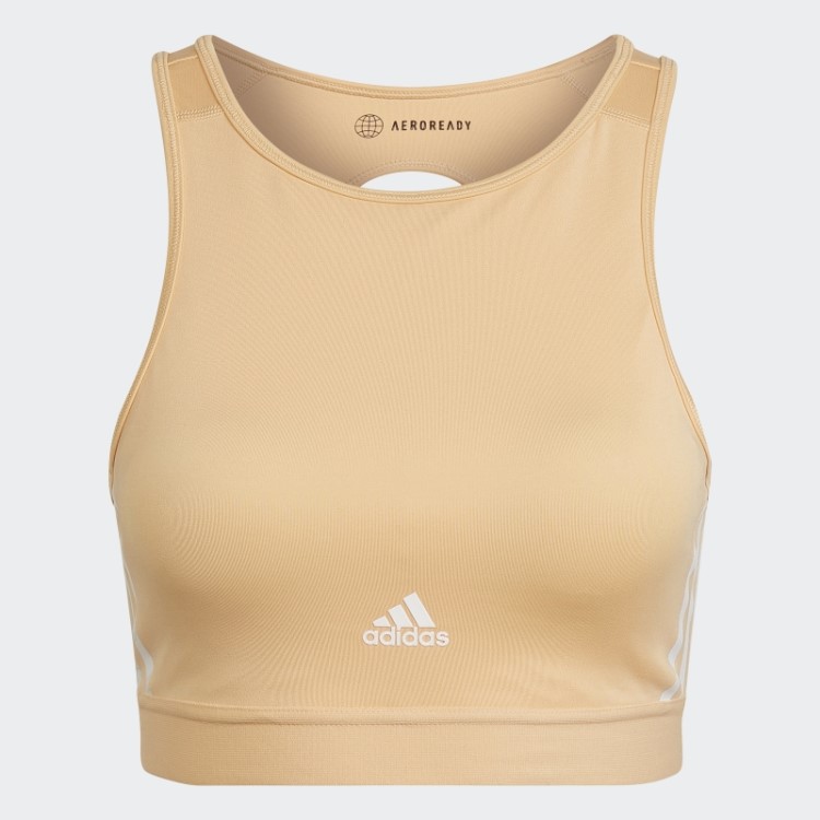 Sutiã Adidas Amber Hyperglam Aeroready Training Com Suporte Leve