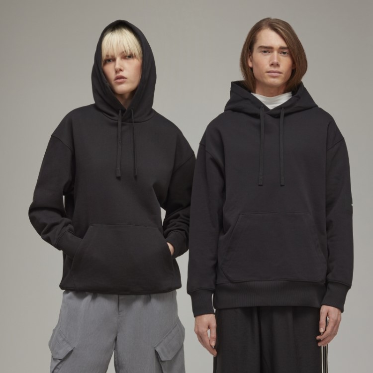 Y-3 Moletom Com Capuz De Algodão Orgânico Adidas