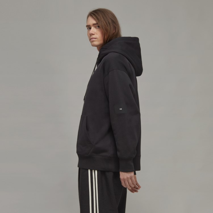 Y-3 Moletom Com Capuz De Algodão Orgânico Adidas