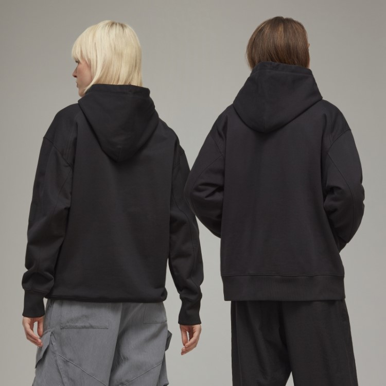 Y-3 Moletom Com Capuz De Algodão Orgânico Adidas
