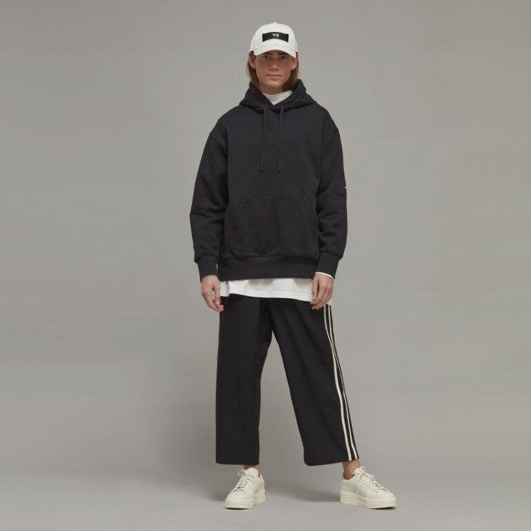 Y-3 Moletom Com Capuz De Algodão Orgânico Adidas