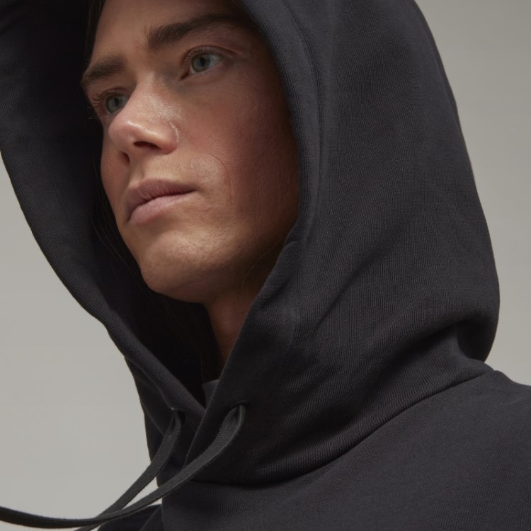 Y-3 Moletom Com Capuz De Algodão Orgânico Adidas