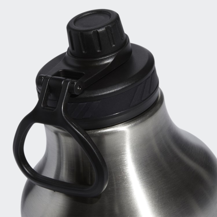 Garrafa De Metal De Aço Transparente Adidas 2l