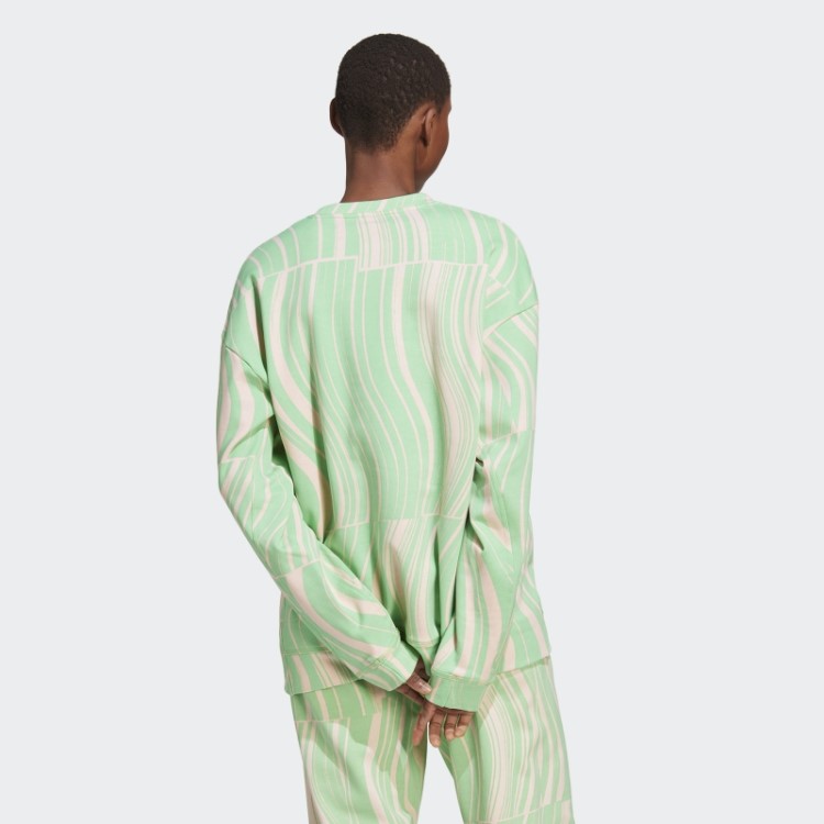 Verde Adidas By Stella Mccartney Truecasuals Moletom Gráfico Quente