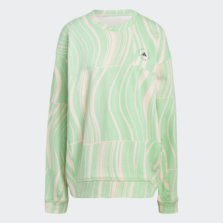 Verde Adidas By Stella Mccartney Truecasuals Moletom Gráfico Quente