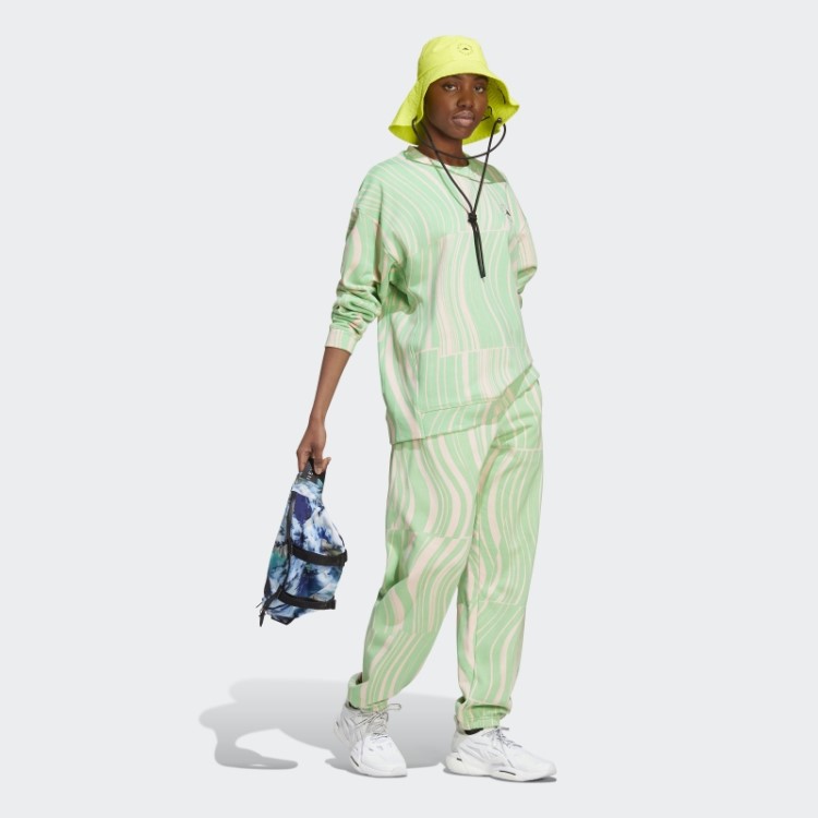 Verde Adidas By Stella Mccartney Truecasuals Moletom Gráfico Quente