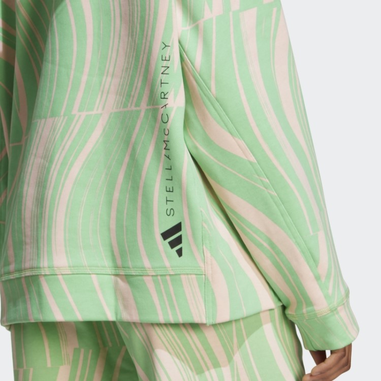 Verde Adidas By Stella Mccartney Truecasuals Moletom Gráfico Quente