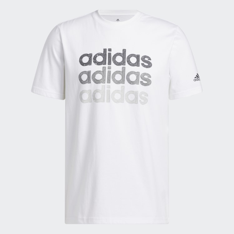 Camiseta Branca Adidas Multi Linear Sportswear Gráfica (manga Curta)