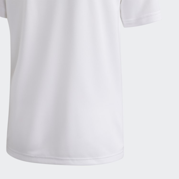 Camisa Polo Com As 3 Listras Branca Adidas
