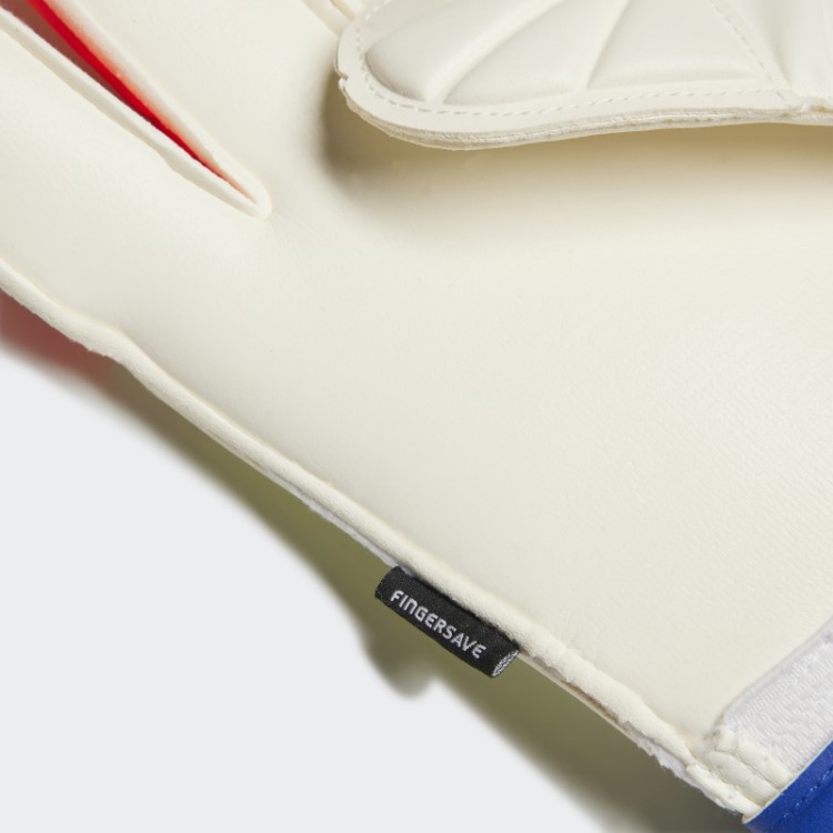 Luvas Predador Edge Fingersave Match Brancas Adidas