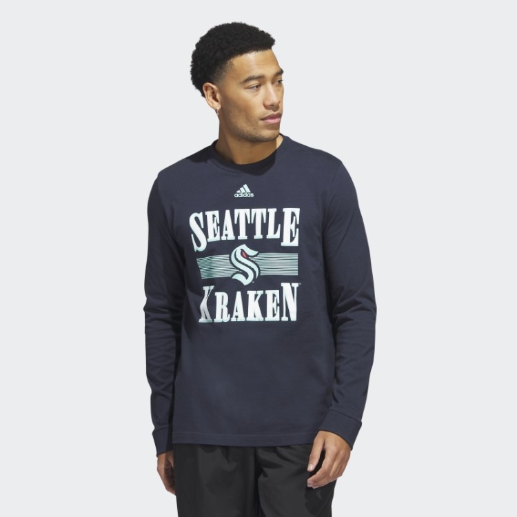 Camiseta Adidas Kraken Playmaker Manga Longa Night Navy