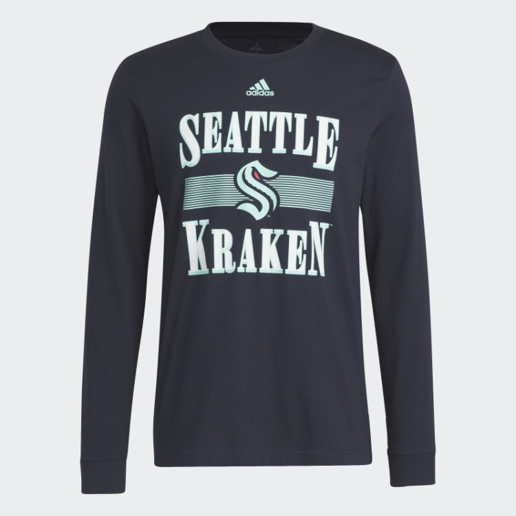 Camiseta Adidas Kraken Playmaker Manga Longa Night Navy