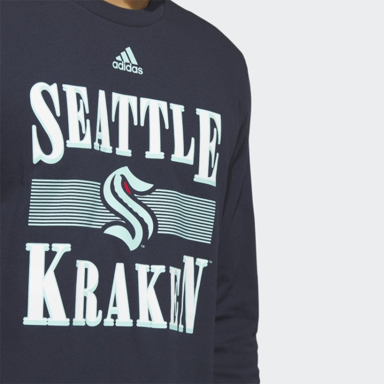 Camiseta Adidas Kraken Playmaker Manga Longa Night Navy