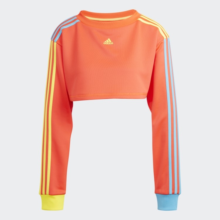 Moletom Cropped Vermelho Adidas Kidcore