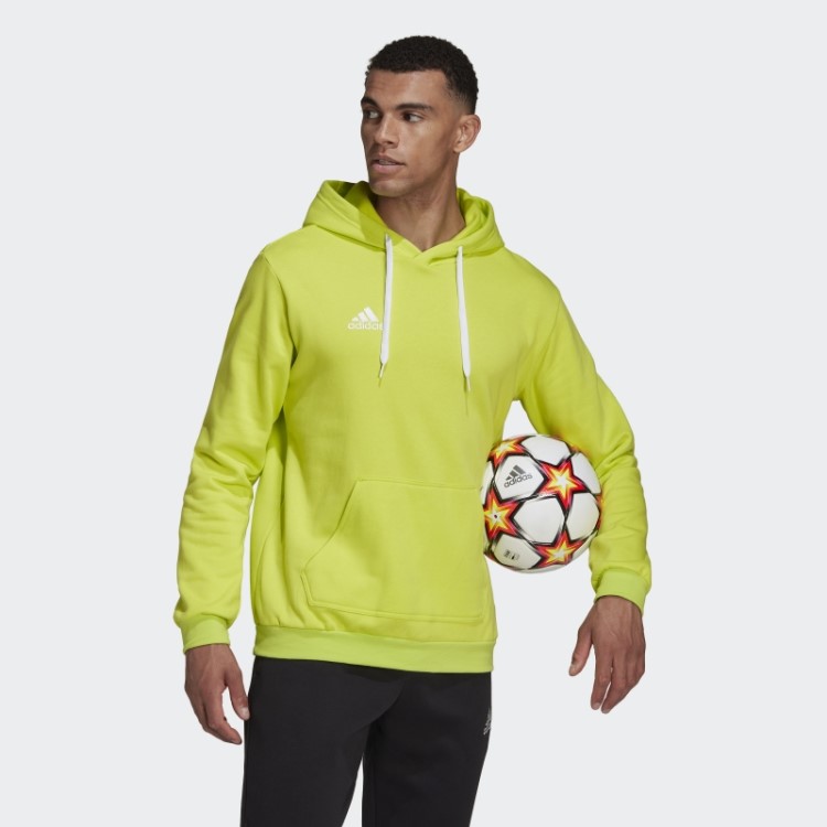 Elegante Adidas Entrada 22 Moletom Com Capuz Sol Amarelo