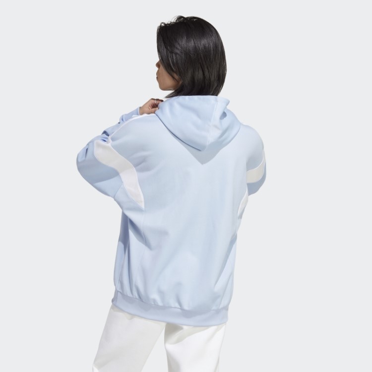 Moletom Adicolor Classics Com Linha De Corte Adidas Blue Dawn